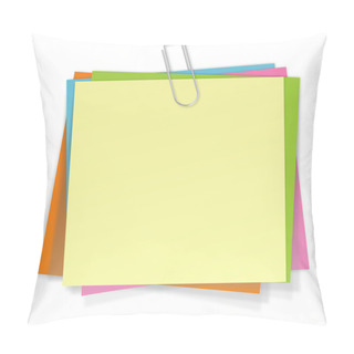 Personality  Notes With Paper Clip Pillow Covers