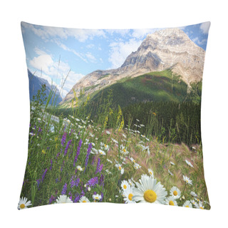 Personality  Field Of Daisies And Wild Flowers Pillow Covers