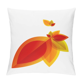 Personality  Vector Abstract Autumn Leaf Background Pillow Covers