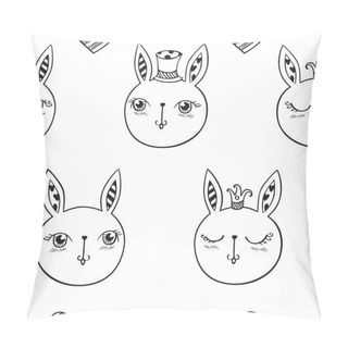 Personality   Cute Rabbits, Stars  Pillow Covers