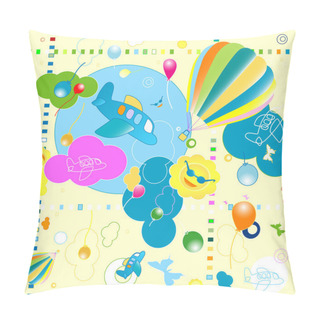 Personality  Toys Pattern Pillow Covers