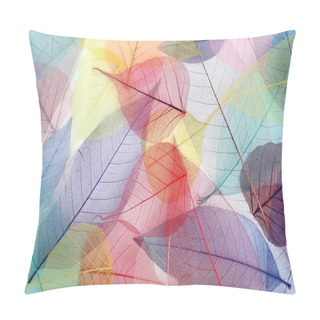 Personality  Skeleton Leaves Background Pillow Covers
