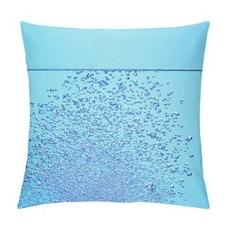 Personality  A Lot Of Bubbles In The Water Through The Glass Pillow Covers