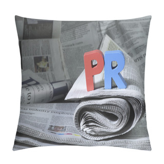 Personality  Word PR On Newspaper Pillow Covers