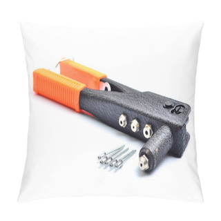 Personality  Hand  Riveter, Close Up View Pillow Covers