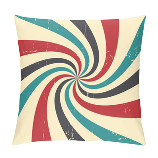 Personality  Vintage Twisted Background Pillow Covers