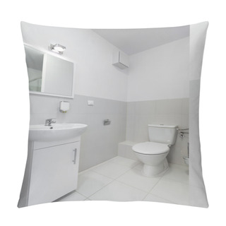 Personality  Small And Compact Interior Bathroom Design Pillow Covers
