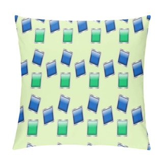 Personality  Colored Background With Different Accessories Pillow Covers