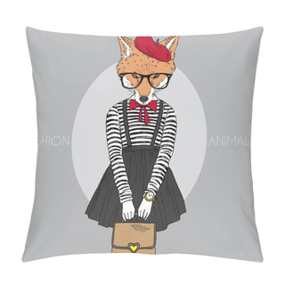 Personality  Dressed Up Foxy Girl Pillow Covers