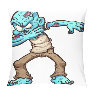 Personality  Dabbing Cartoon Zombie Pillow Covers