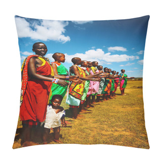 Personality  African Men Dancing Pillow Covers