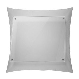 Personality  Glass Billboard. Pillow Covers