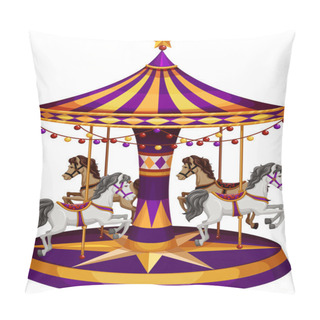 Personality  A Carrousel Ride Pillow Covers