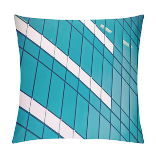 Personality  Corporate Building With Office Windows Pillow Covers