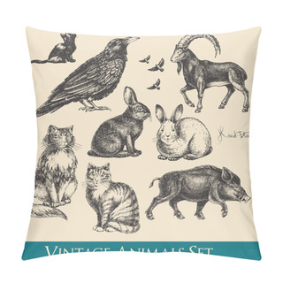 Personality  Animals Set Pillow Covers
