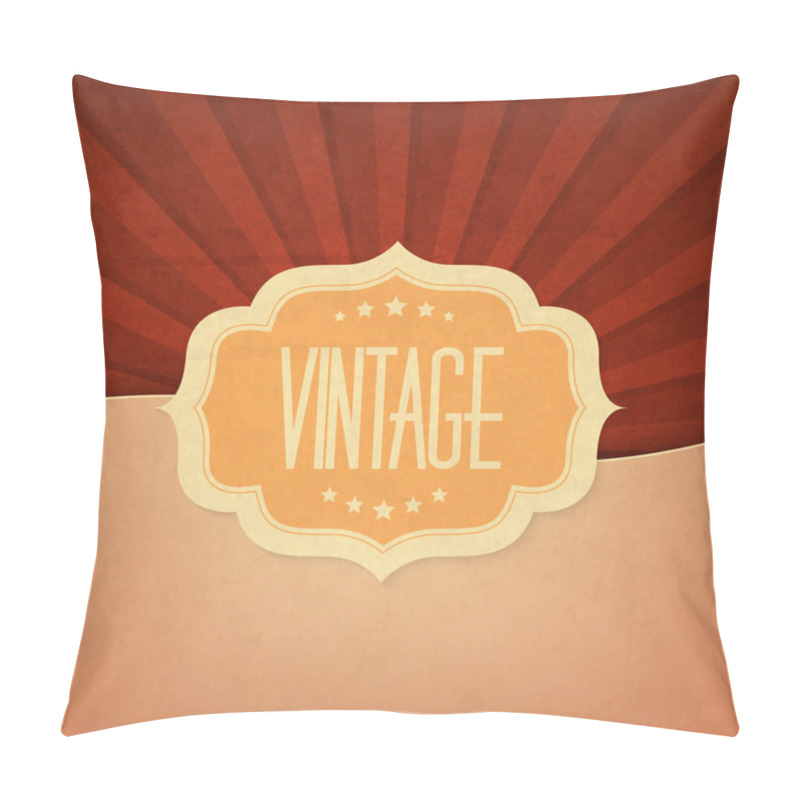 Personality  Vintage Design Element Vector Illustration   Pillow Covers
