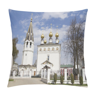 Personality  Feodorovsky Cathedral In Gorodets, Nizhny Novgorod Region Pillow Covers