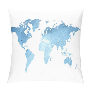 Personality  Ice Map Pillow Covers