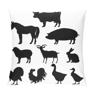 Personality  Set Of Farm Anima Pillow Covers