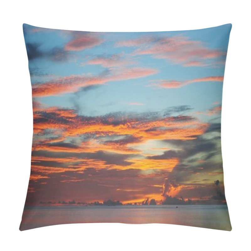 Personality  Colors of sunset pillow covers