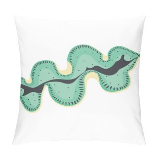 Personality  Flat Icon Design Of Giant Clam Coral Reef Pillow Covers