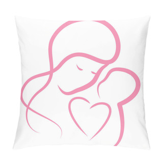Personality  Pink Motherly Love Pillow Covers
