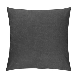 Personality  Close Up Of Black Jeans Fabric. Pillow Covers