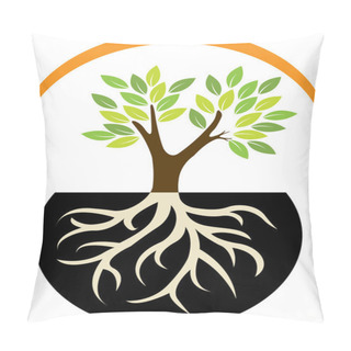 Personality  Tree Logo Pillow Covers