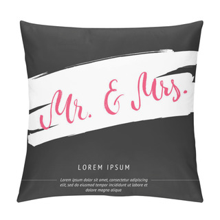 Personality  Hand Drawn Hand Lettering Pillow Covers