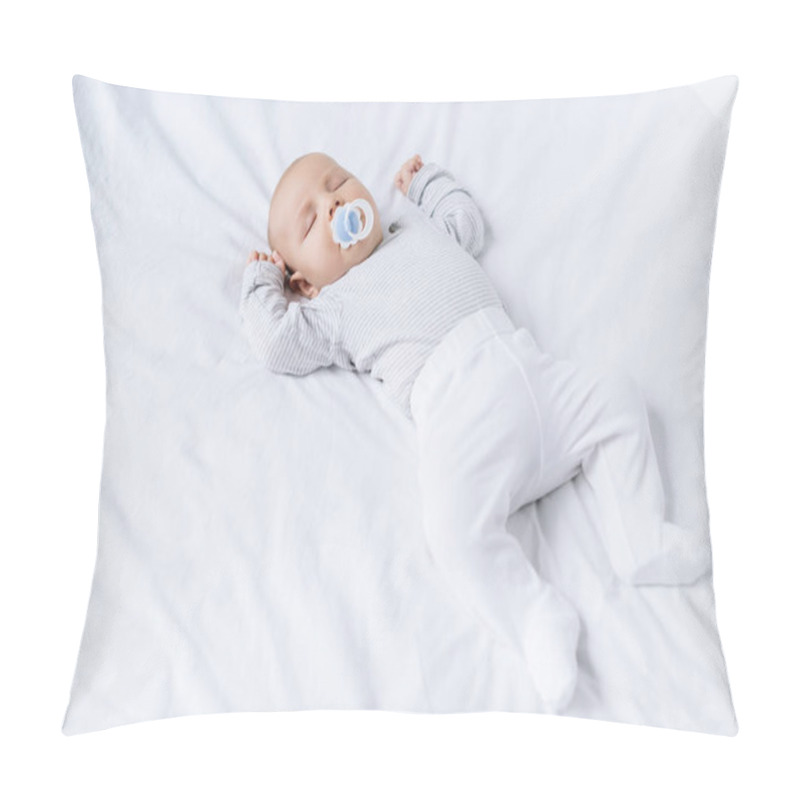 Personality  Baby Sleeping On Bed Pillow Covers