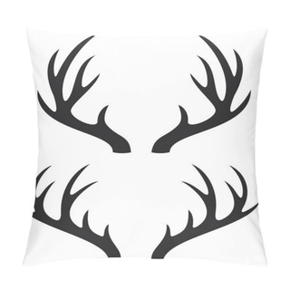 Personality  Deer Horns Pillow Covers