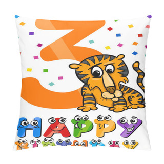 Personality  Third Birthday Cartoon Design Pillow Covers