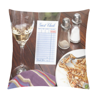 Personality  Dinner Guest Check Pillow Covers