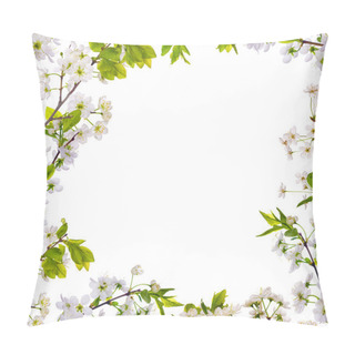 Personality  Cherry-tree Flowers Isolated Frame Pillow Covers