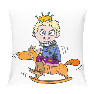 Personality  Cartoon Image Of Idiot Prince Pillow Covers