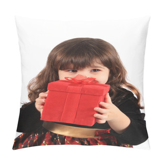 Personality  Little Girl Christmas Pillow Covers