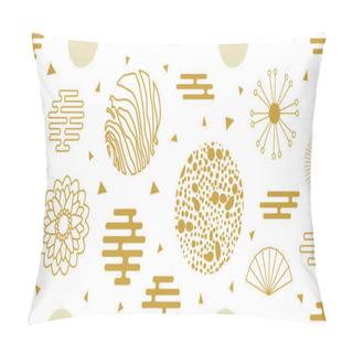 Personality  Abstract Background With Oriental Motifs.  Pillow Covers
