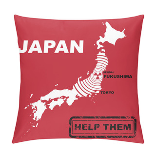 Personality  Help Japan Pillow Covers