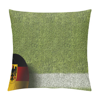 Personality  Germany Flag On Ball Pillow Covers