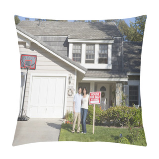 Personality  Man, Woman, My House, Couple, Selling, House, Happy, Home, Front Pillow Covers