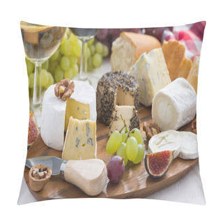 Personality  Cheese Platter, Snacks And Wine Pillow Covers