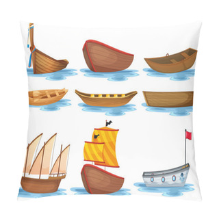 Personality  Boat Set Pillow Covers