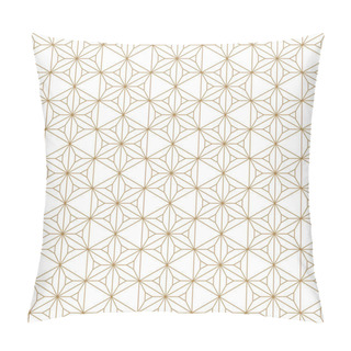 Personality  Seamless Geometric Pattern Based On Japanese Ornament Kumiko. Pillow Covers