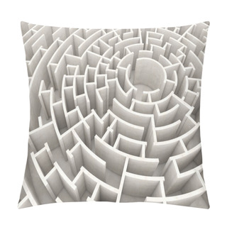 Personality  Circular Maze 3d Pillow Covers