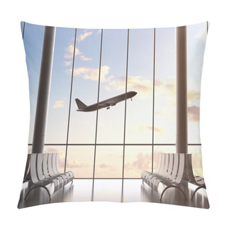 Personality  Airport Interior Pillow Covers