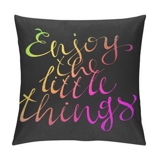 Personality  Hand Drawn Lettering Design. Conceptual Handwritten Phrase. Pillow Covers