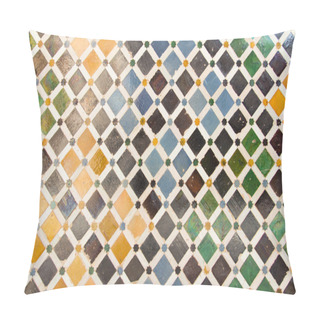Personality  Colorful Tile Mosaic Background Pillow Covers