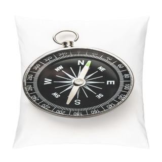 Personality  Compass On The White Background Pillow Covers