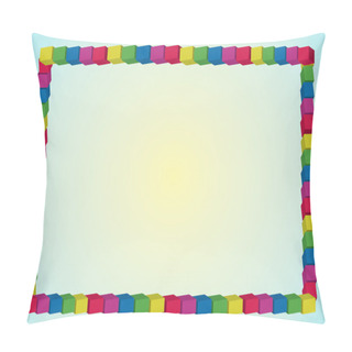 Personality  Rainbow Frame Pillow Covers