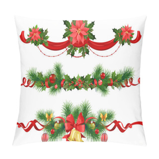 Personality  Christmas Festive Decoration With Spruce Tree Pillow Covers